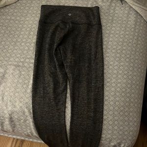 Size 6 Lululemon Align Legging Gray Heathered Graphite Gray 28’